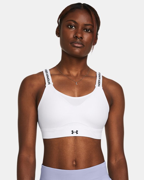 Women's UA Infinity 2.0 High Sports Bra in White image number 0